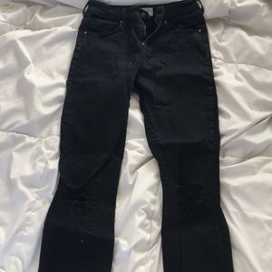Pacsun high rise black skinny jeans